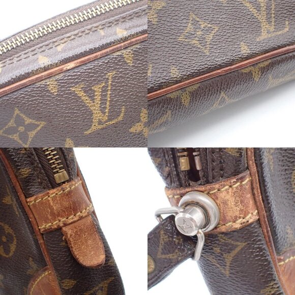 LOUIS VUITTON Marly Dragonne PM Clutch Hand Bag Monogram Leather M51827 04EF462 - Picture 9 of 14
